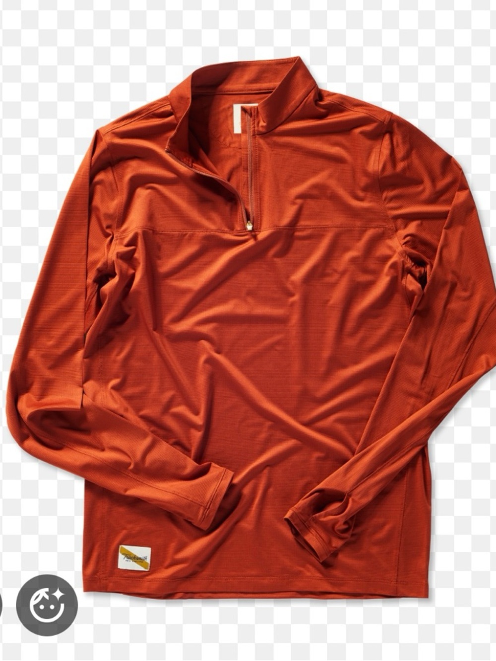 Tracksmith Twilight Long Sleeve Top - Spice - Picture 4 of 6